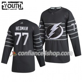Adidas Maillot de Hockey Tampa Bay Lightning Victor Hedman 77 Gris 2020 NHL All-Star Authentic - Enfant